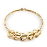 Armreif mit gravierten Herzanhängern - Mamasplatz